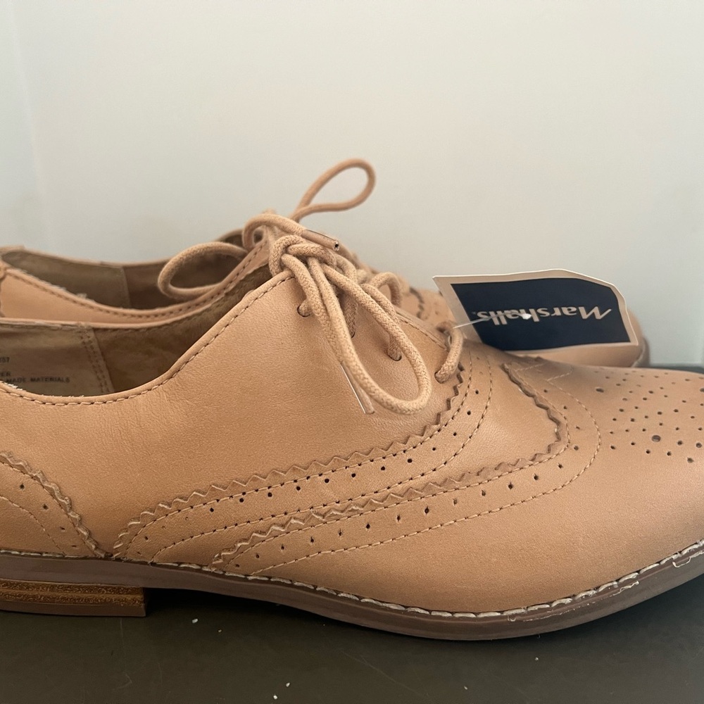 Cynthia Rowley Tan leather Oxford nwt shoe size 7 - Picture 4 of 7